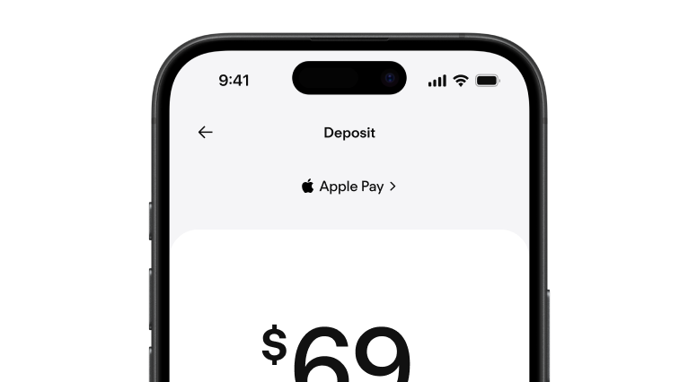 Deposit cash and withdraw in seconds with worldwide payment methods